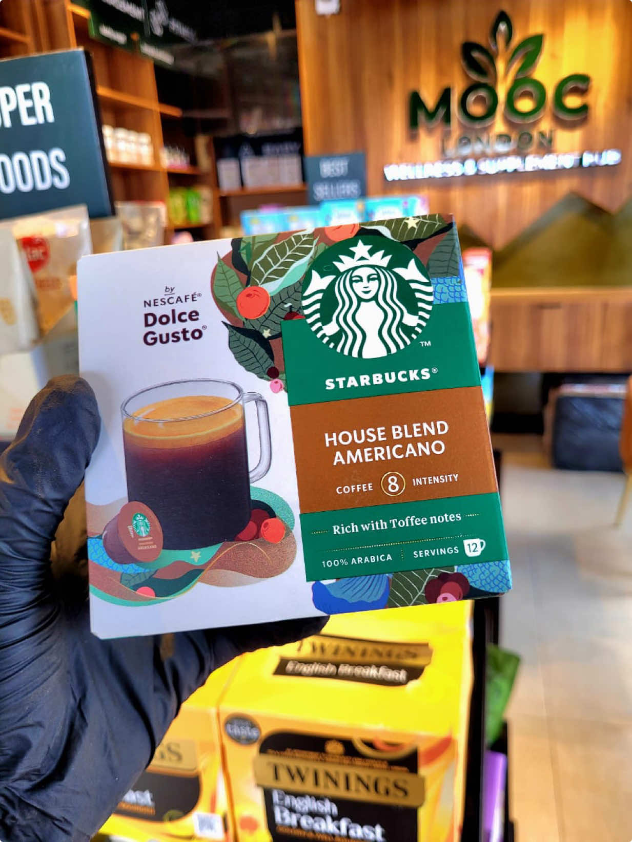 Starbucks coffee products featured by MOOC London in Uganda