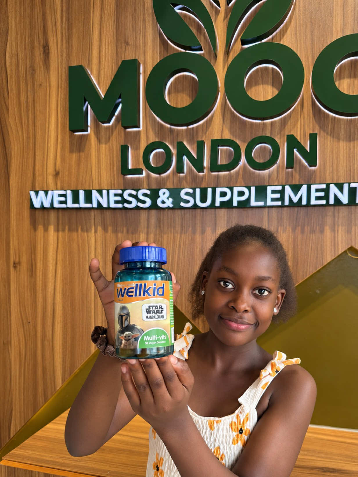 Wellkid vitamins in MOOC London’s original TikTok post