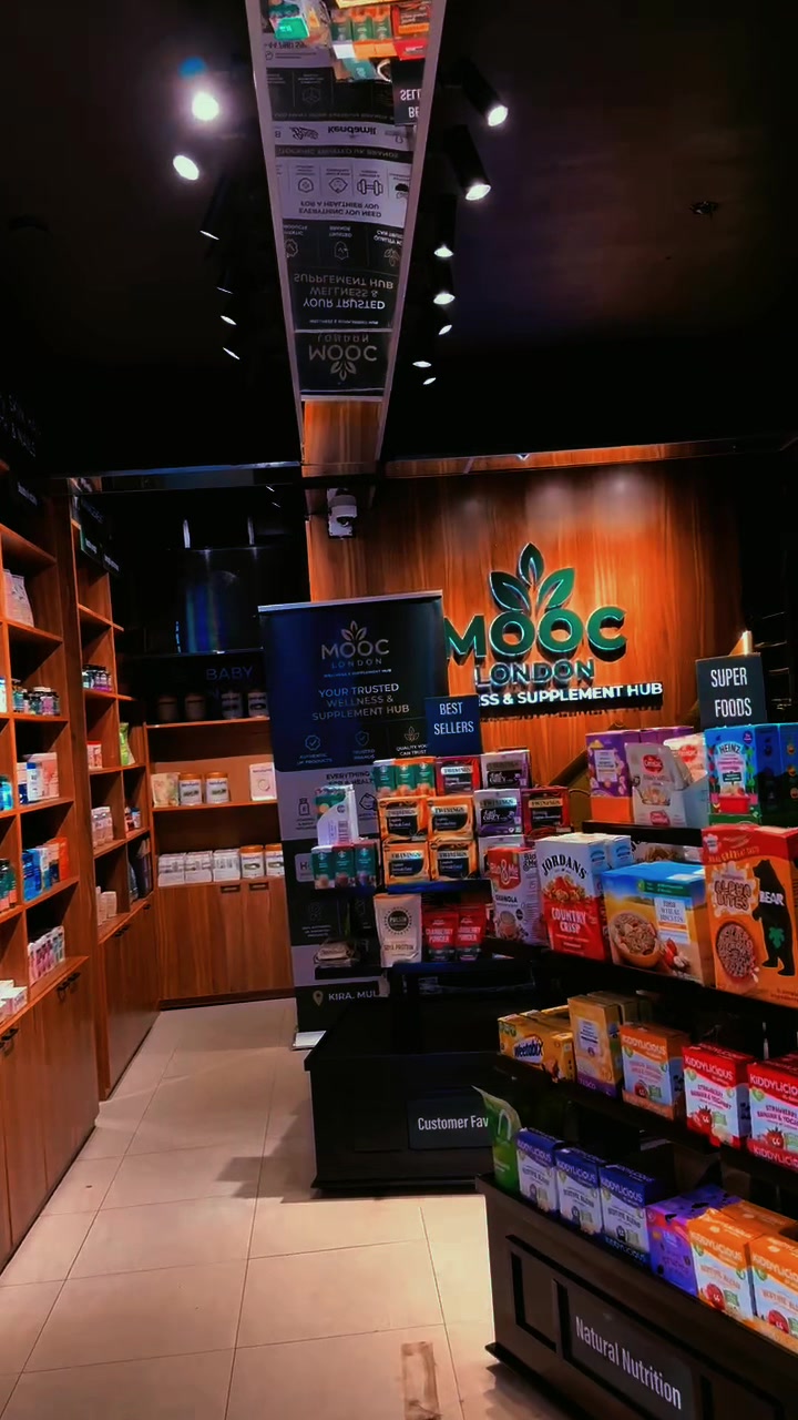 Inside MOOC London’s wellness shop at Kira Mulawa Mall, Uganda